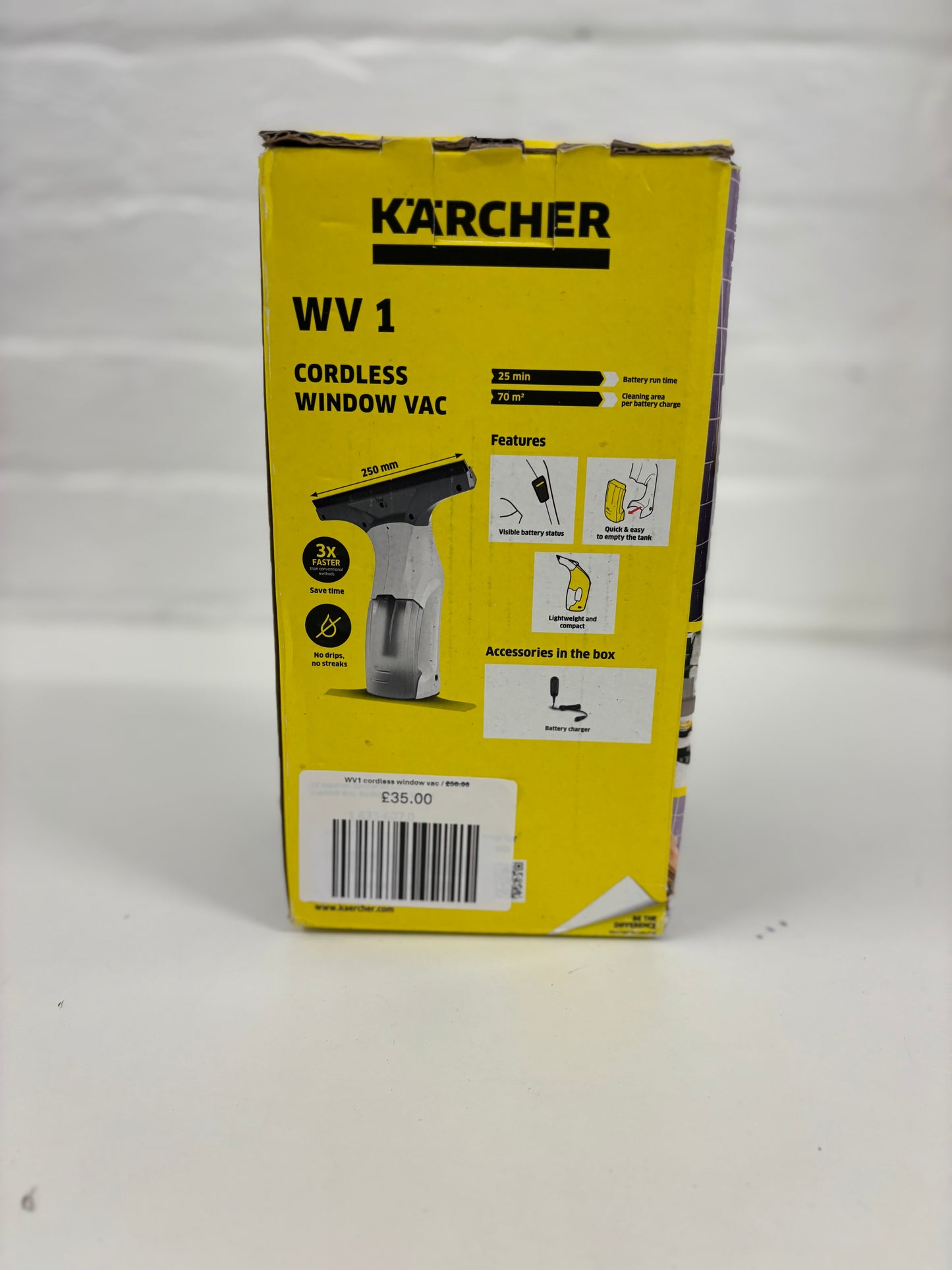WV1 cordless window vac
