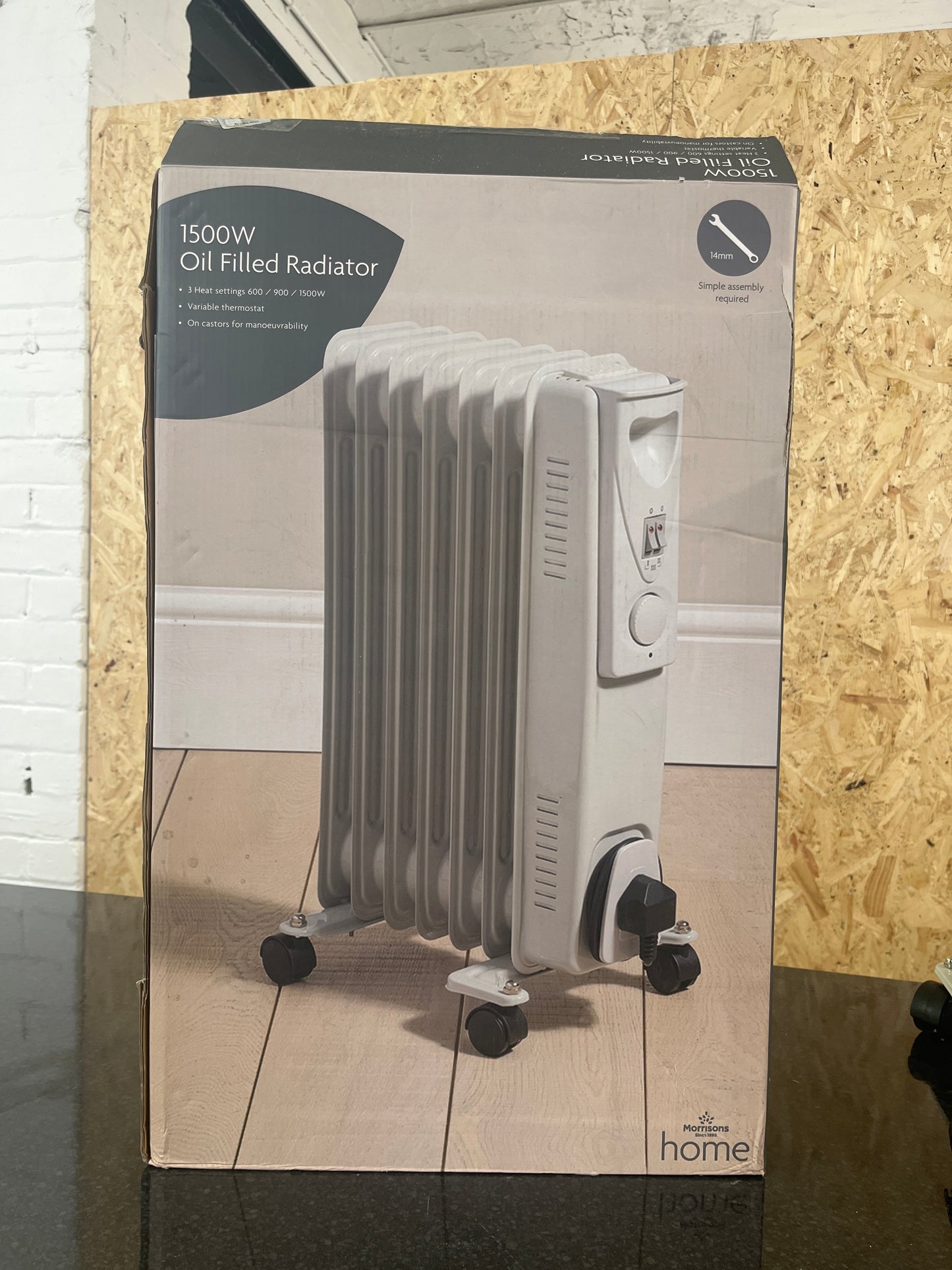 1500W Oil Filled Radiator