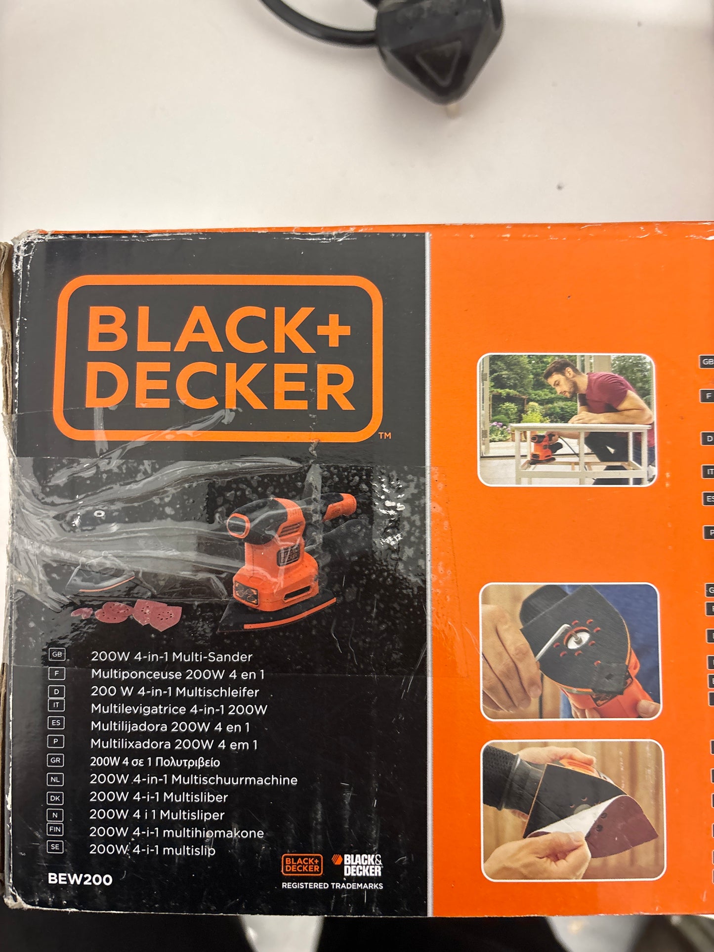 Black decker 4in1 multi sander