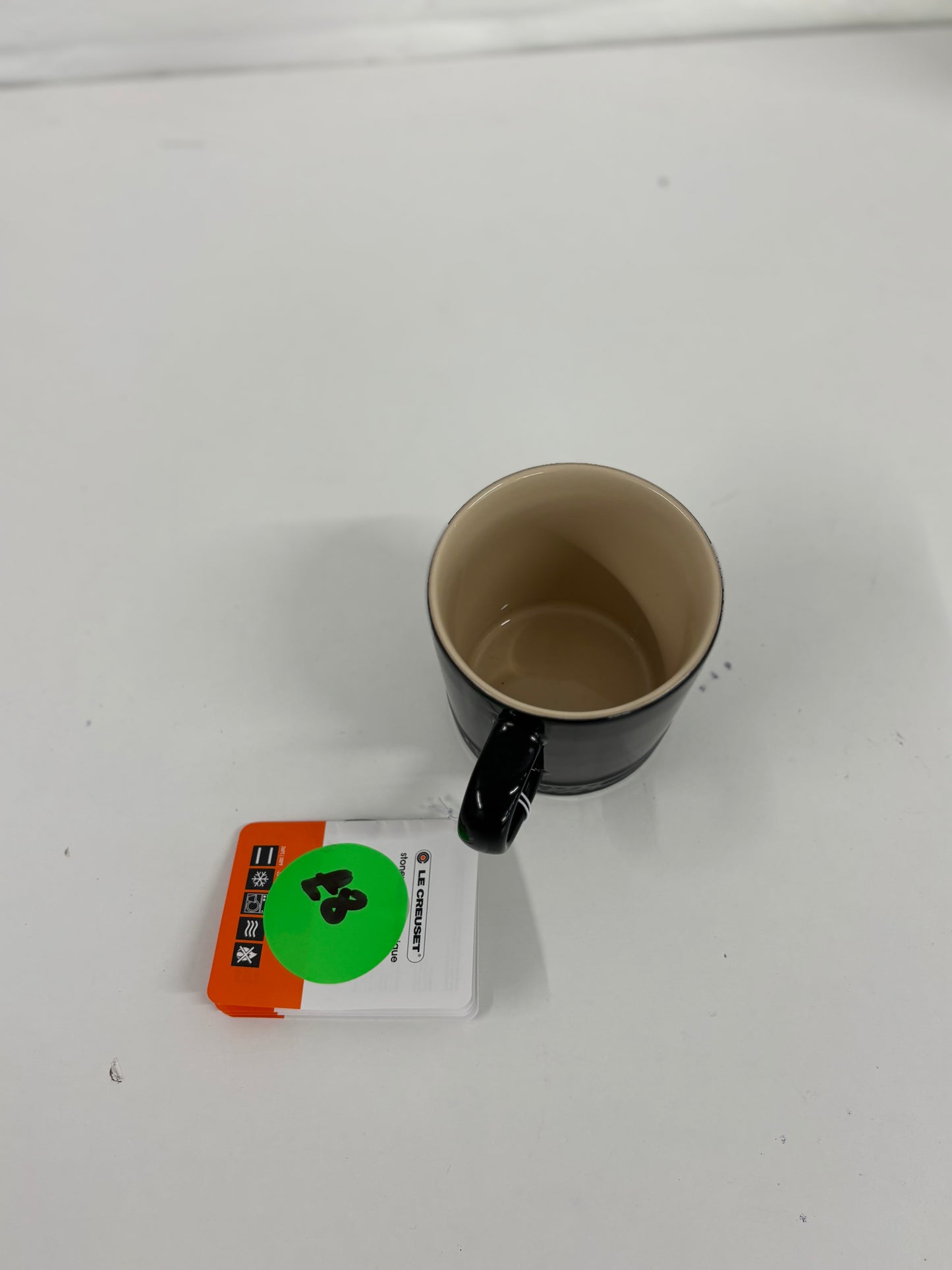 Le Creuset Stoneware Coffee Mug, 350 ml, Black Onyx, 70302351400002