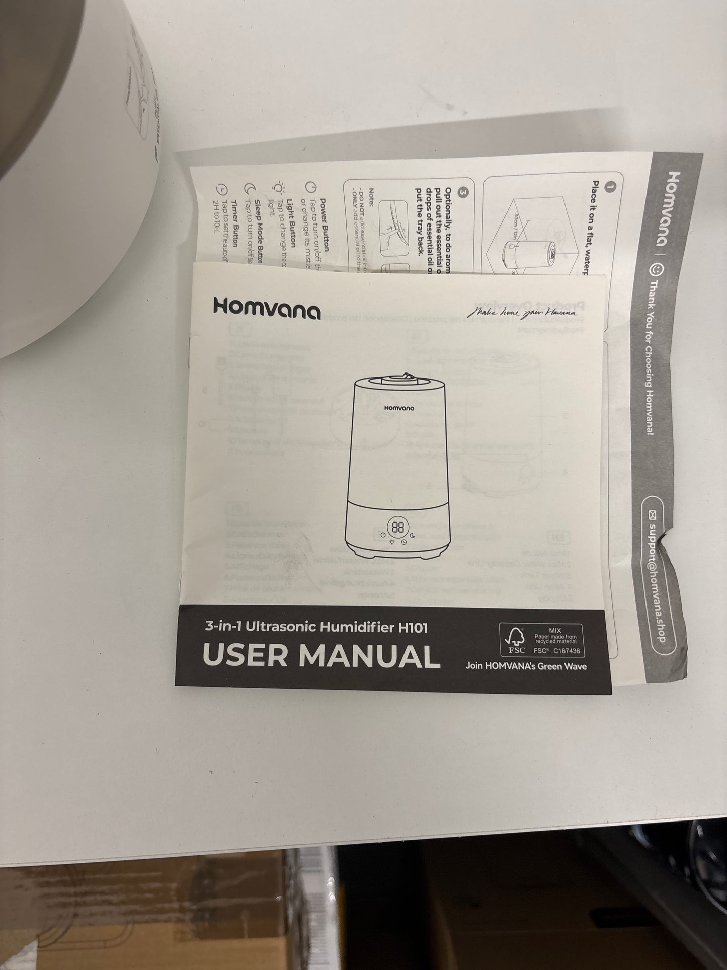 Homvana humidifier