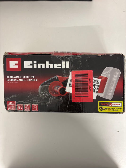 Einhell cordless angle grinder