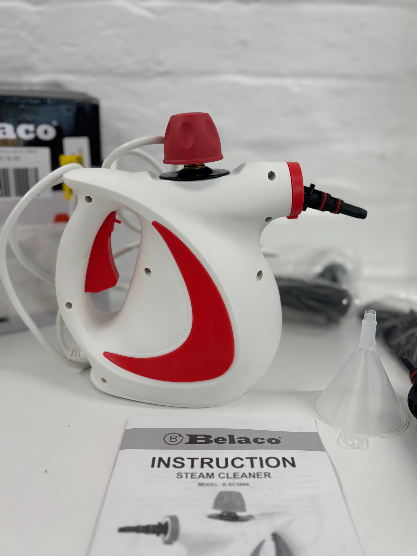 Hand held steam cleaner