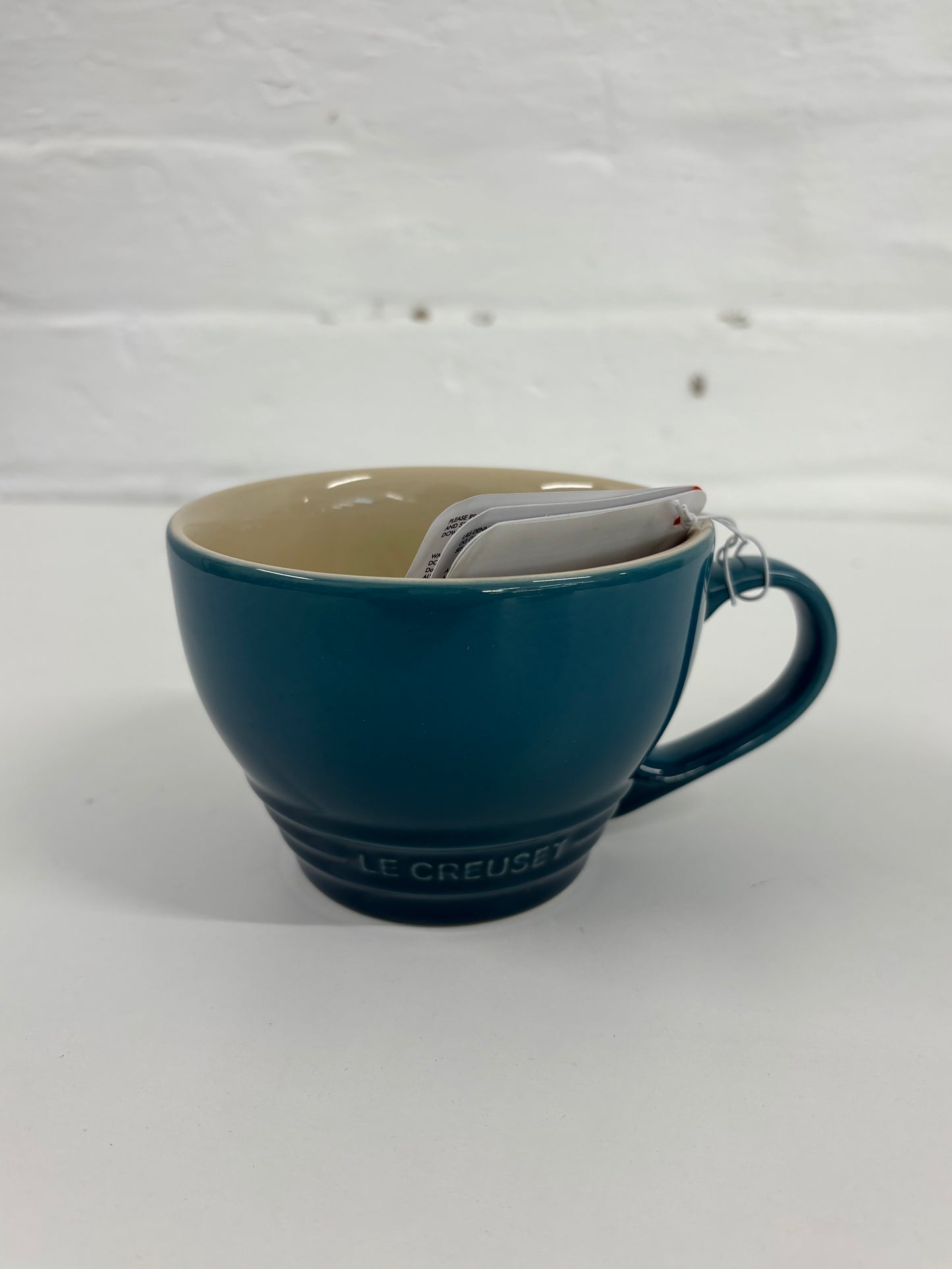 LE CREUSET Stoneware Grand Mug, 400ml, Deep Teal, 70304406420002