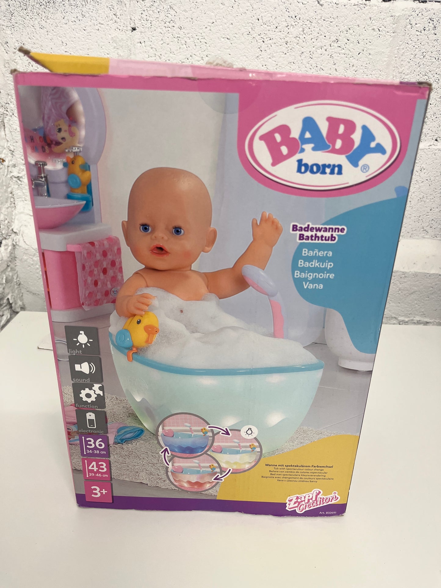 BABY born Bath Bathtub 835784 - Accessories