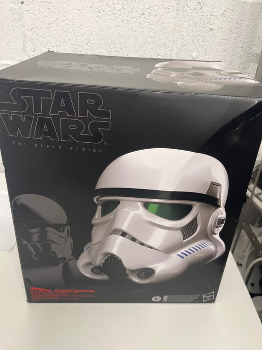 Star Wars The Black Series Imperial Stormtrooper Premium Electronic Helmet, Rogue One: A Story Adult Roleplay Item