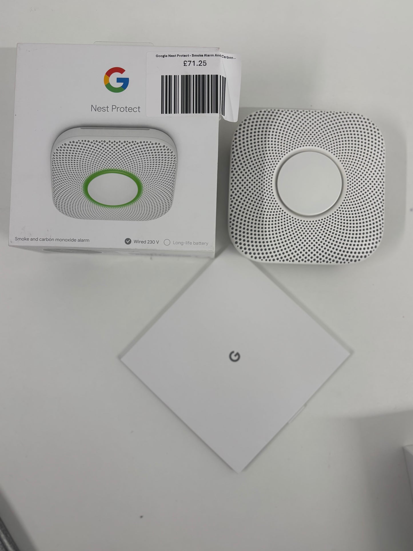 Google Nest Protect - Smoke Alarm And Carbon Monoxide Detector (Wired)