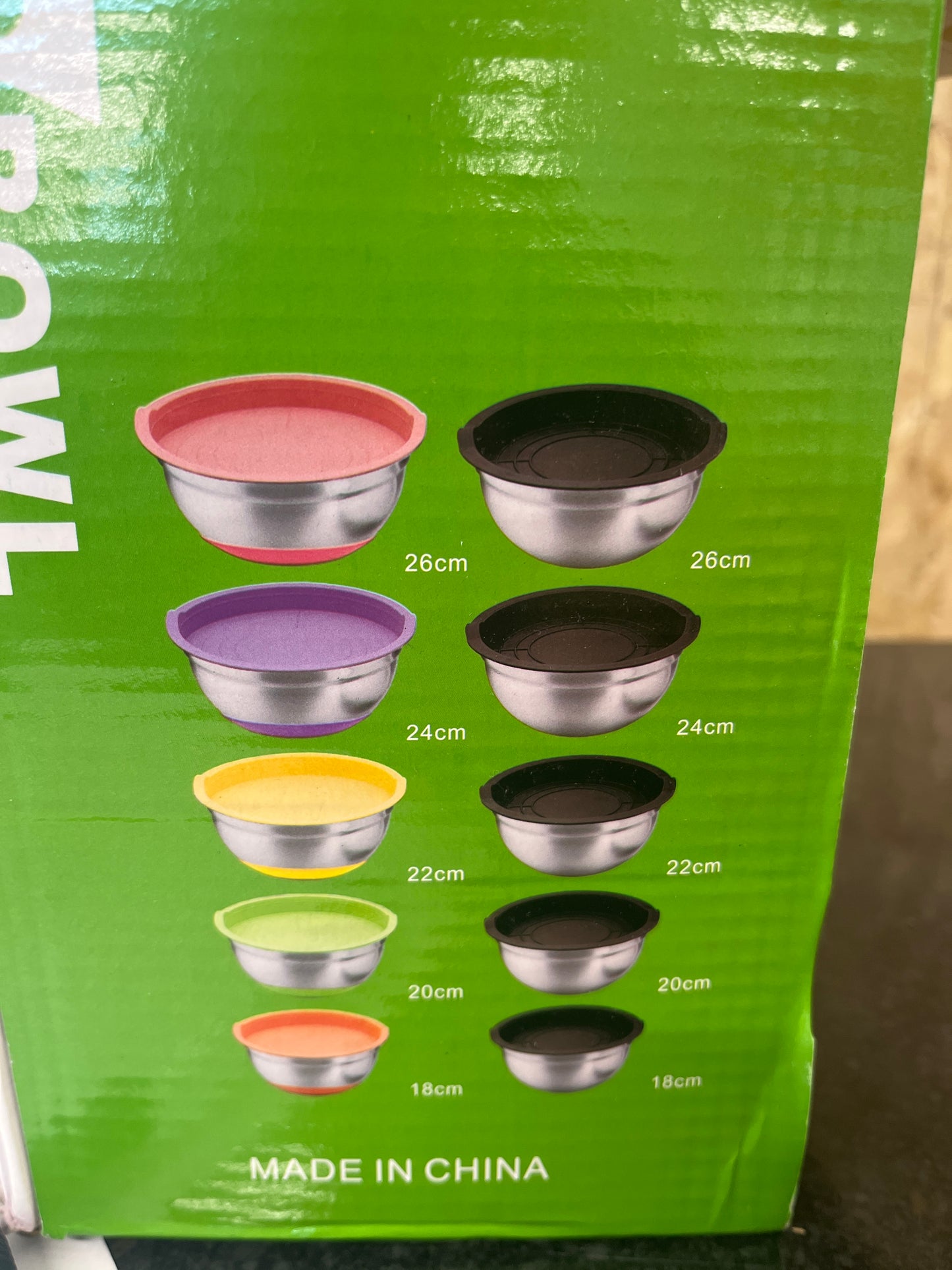 Stainless Steelware Salad bowl with cover
