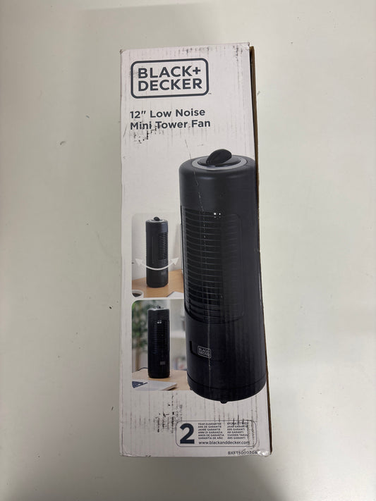 Black decker low noice mini tower fan