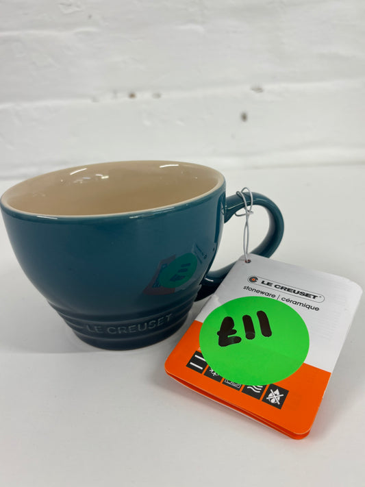 LE CREUSET Stoneware Grand Mug, 400ml, Deep Teal, 70304406420002