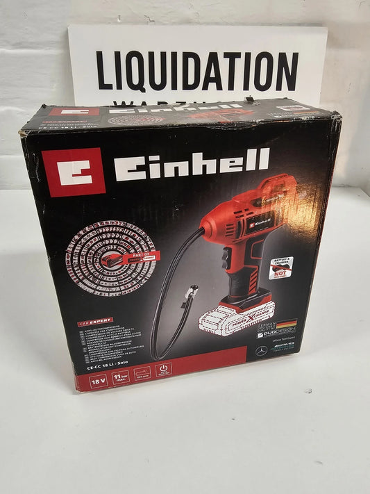Einhell Cordless Air Compressor 18V Tyre Pump Handheld 11 Bar CE-CC 18 BODY ONLY